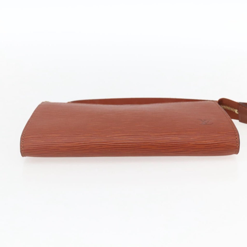 Louis Vuitton Pochette Accessoires Epi Leather Brown Leather Clutche & Pouche Bag (Pre-Owned)