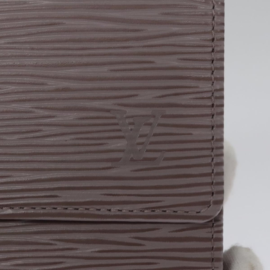 Louis Vuitton Elise Wallet Epi Leather Purple Leather Wallets Accessory (Pre-Owned)