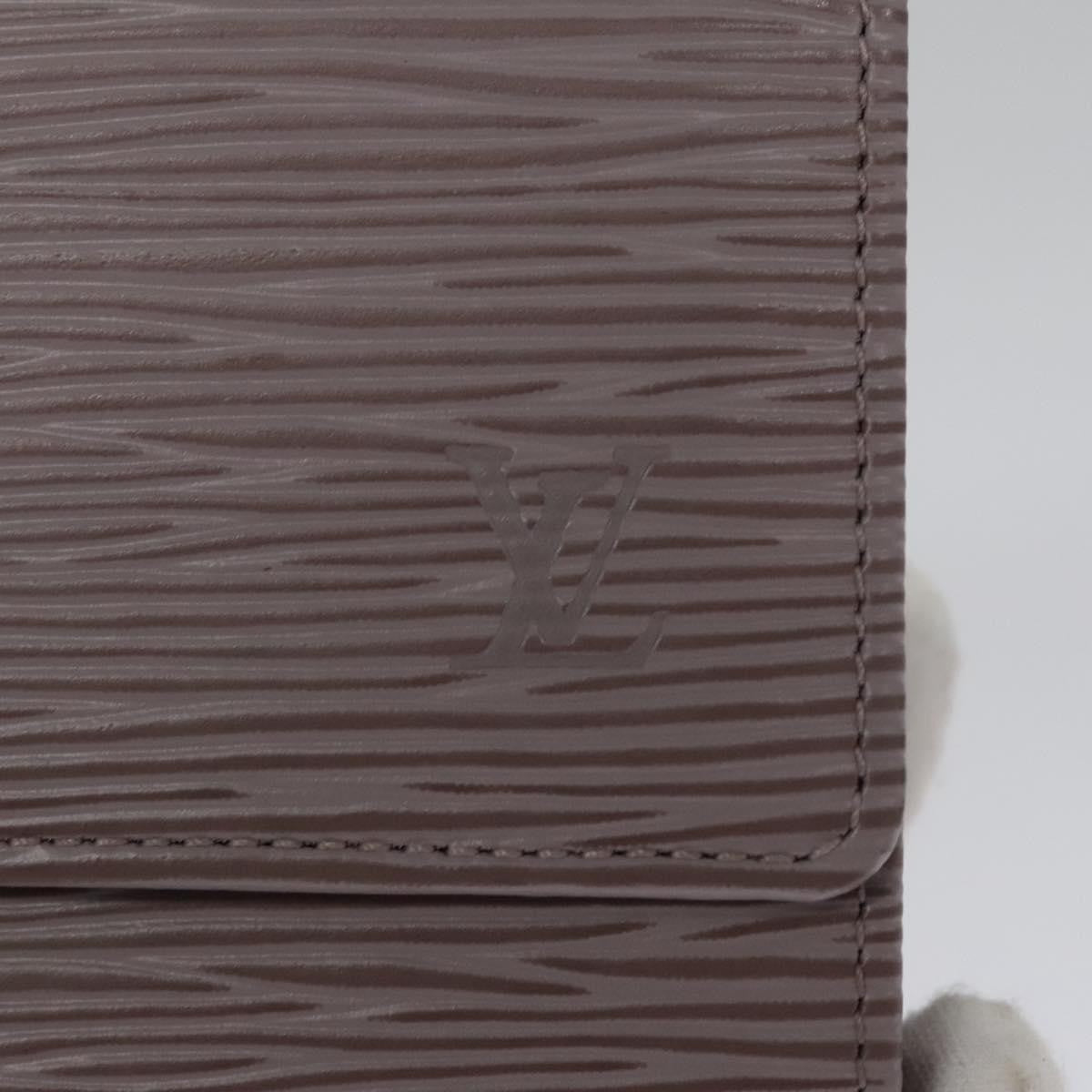 Louis Vuitton Elise Wallet Epi Leather Purple Leather Wallets Accessory (Pre-Owned)