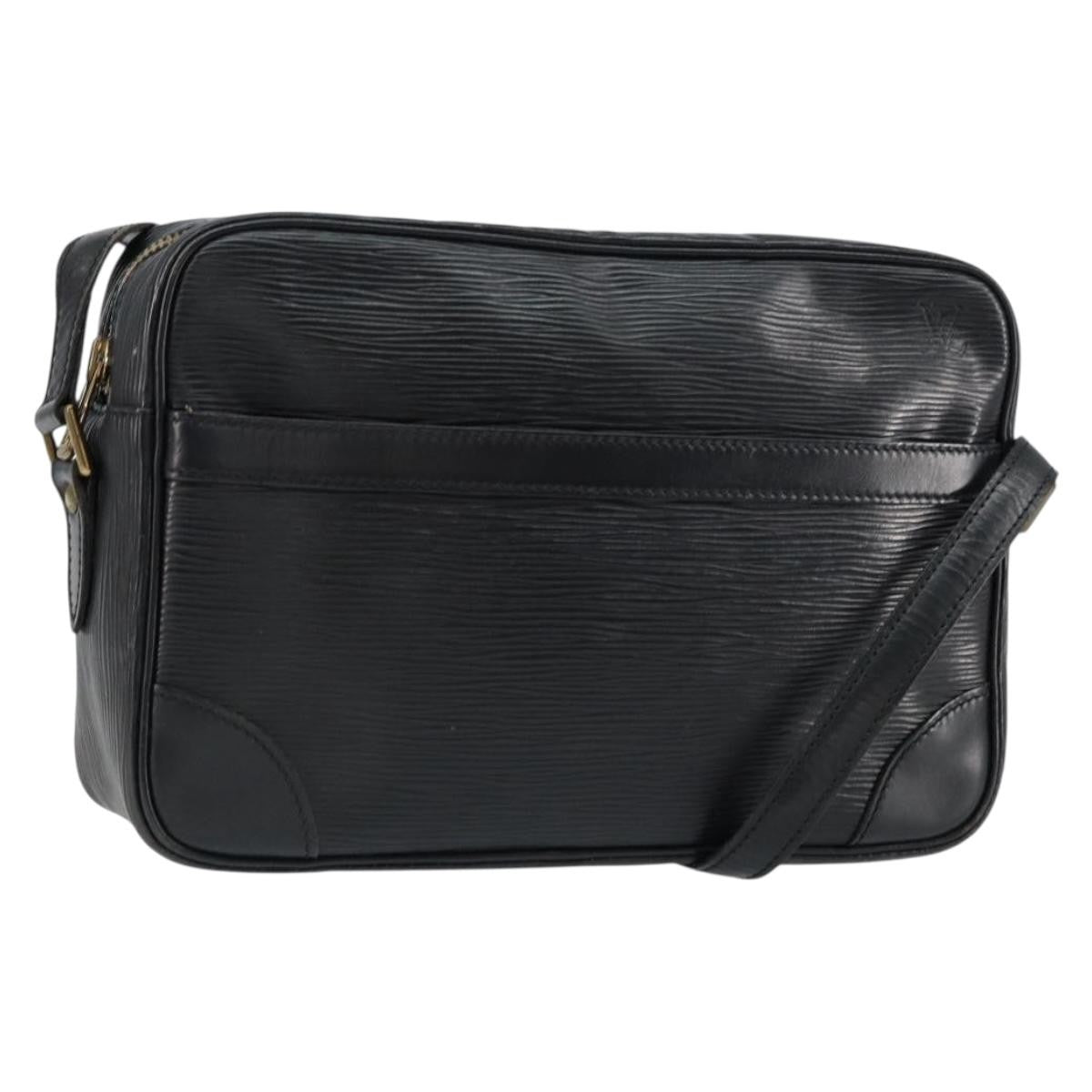 Louis Vuitton Trocadero Handbag Epi Leather Black Leather Shoulder Bag Bag (Pre-Owned)