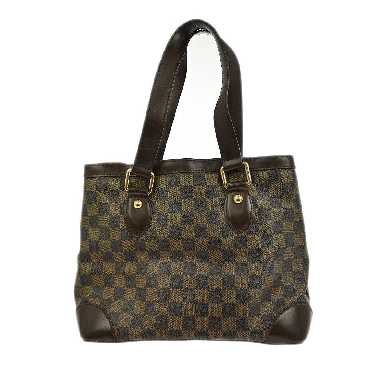 Louis Vuitton Hampstead Handbag Damier Brown Canvas Tote Bag Bag (Pre-Owned)