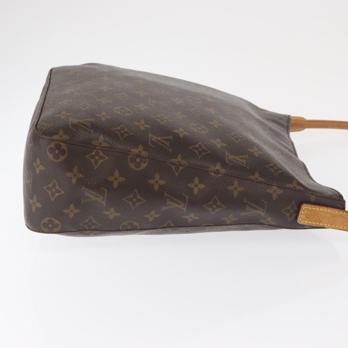 Louis Vuitton Monogram Looping Handbag Monogram Canvas Brown Canvas Shoulder Bag Bag (Pre-Owned)