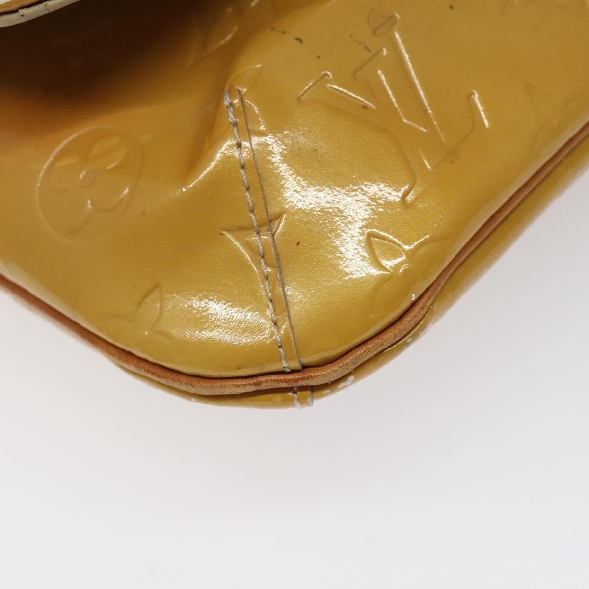 Louis Vuitton Thompson Street Handbag Monogram Vernis Beige Patent_Leather Bag (Pre-Owned)
