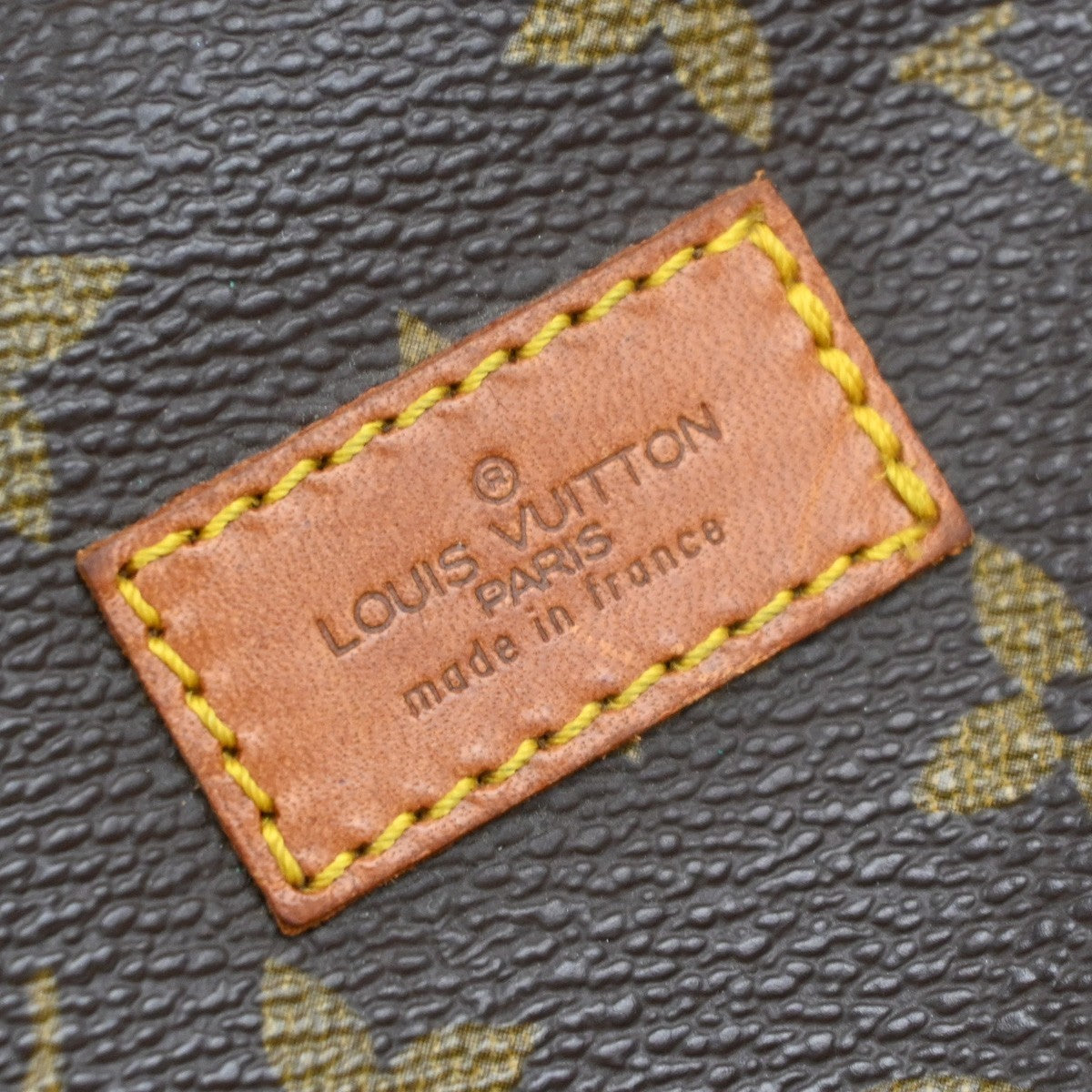 Louis Vuitton Saumur Handbag Monogram Canvas Brown Canvas Shoulder Bag Bag (Pre-Owned)