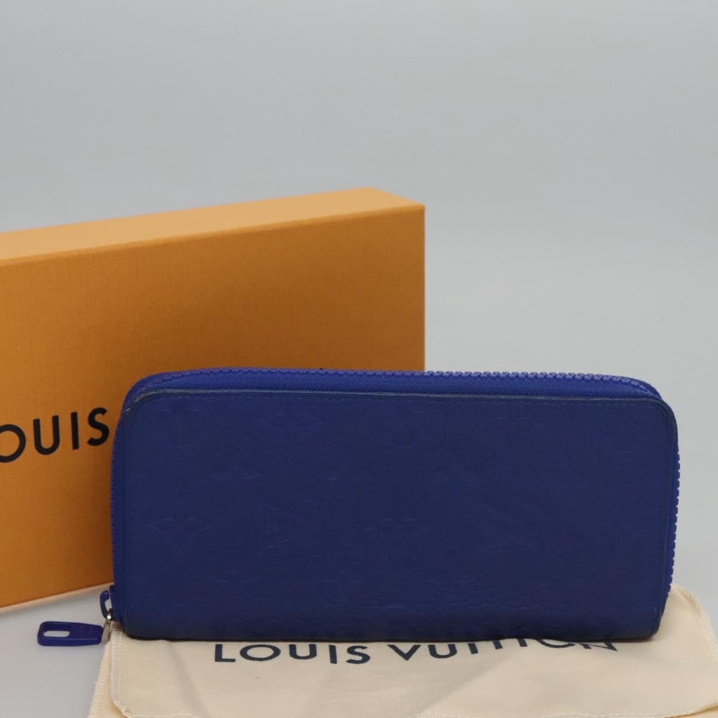 Louis Vuitton Portefeuille Zippy Monogramme Empreinte Monogramme Empreinte Blue Leather Wallets Accessory (Pre-Owned)