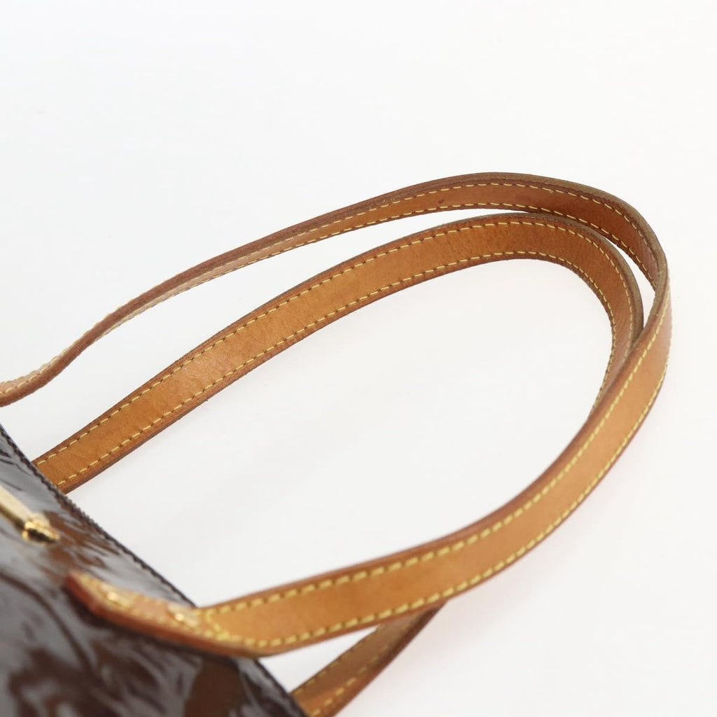 Louis Vuitton Bellevue Handbag Monogram Vernis Burgundy Patent_Leather Tote Bag Bag (Pre-Owned)