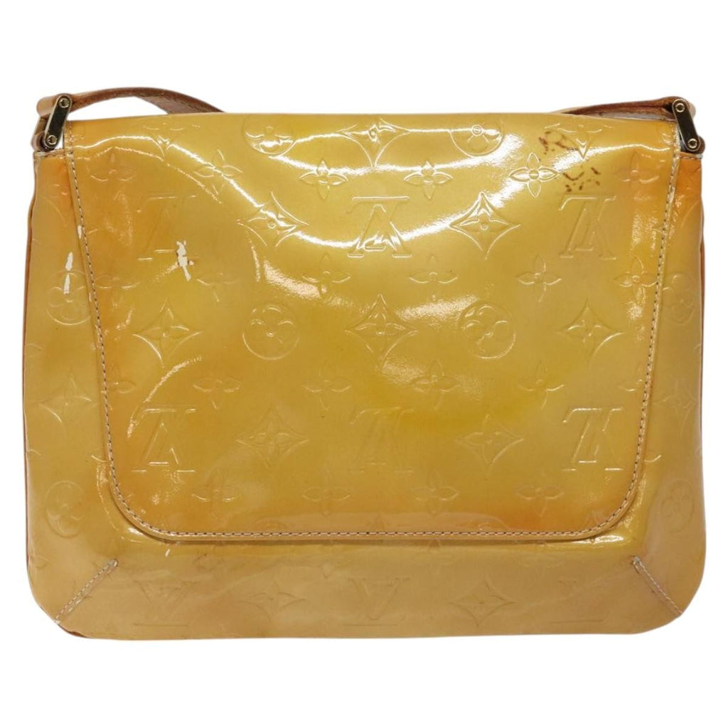 Louis Vuitton Thompson Street Handbag Monogram Vernis Beige Patent_Leather Bag (Pre-Owned)