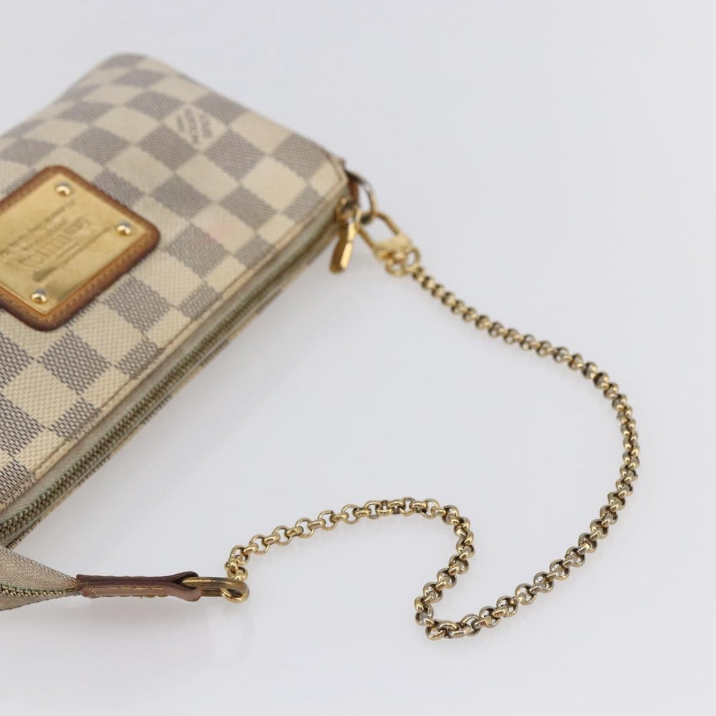 Louis Vuitton Eva Handbag Damier Beige Canvas Bag (Pre-Owned)