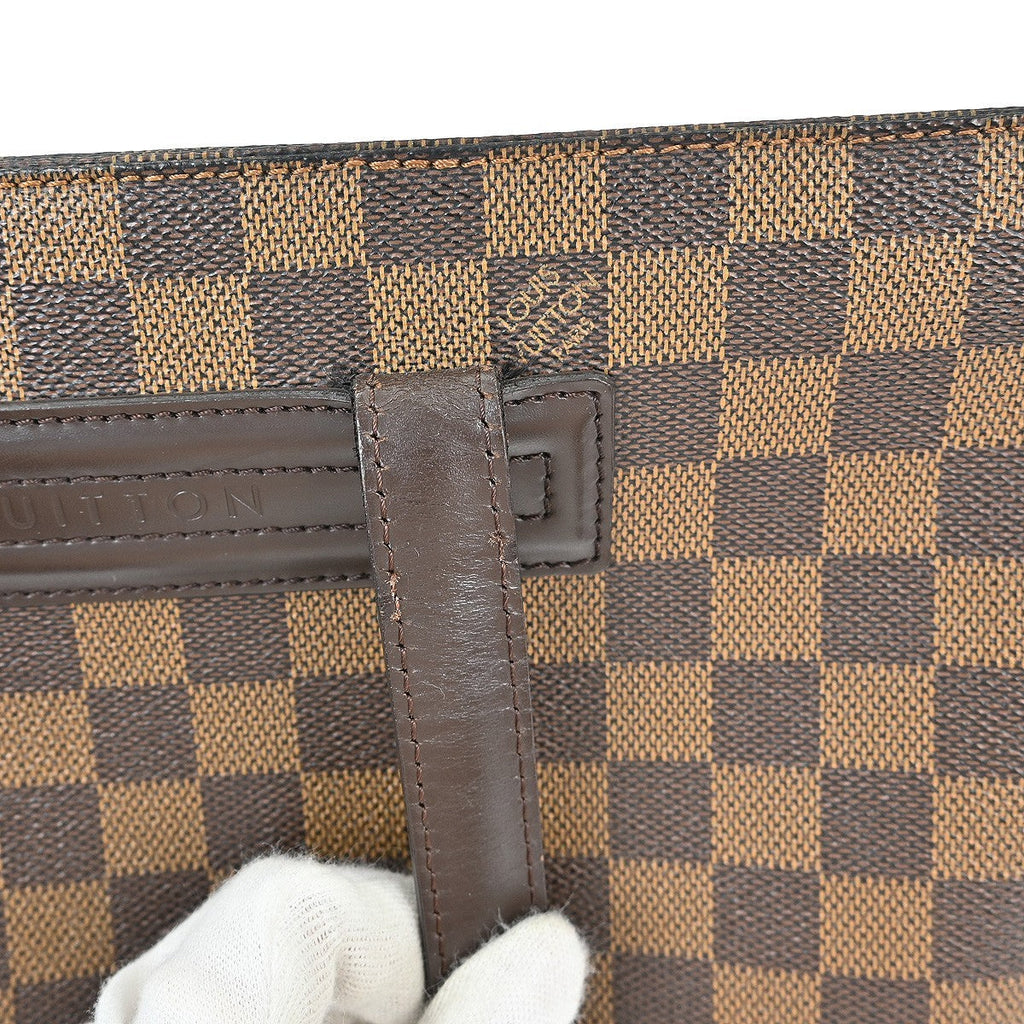 Louis Vuitton Parioli Handbag Damier Brown Canvas Tote Bag Bag (Pre-Owned)