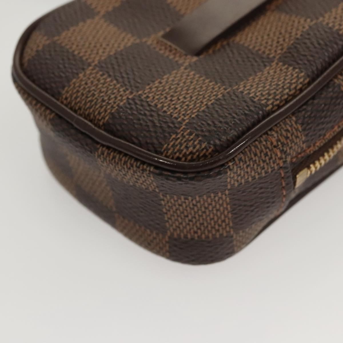 Louis Vuitton Etui Okapi Camera Case Damier Brown Canvas Bag (Pre-Owned)