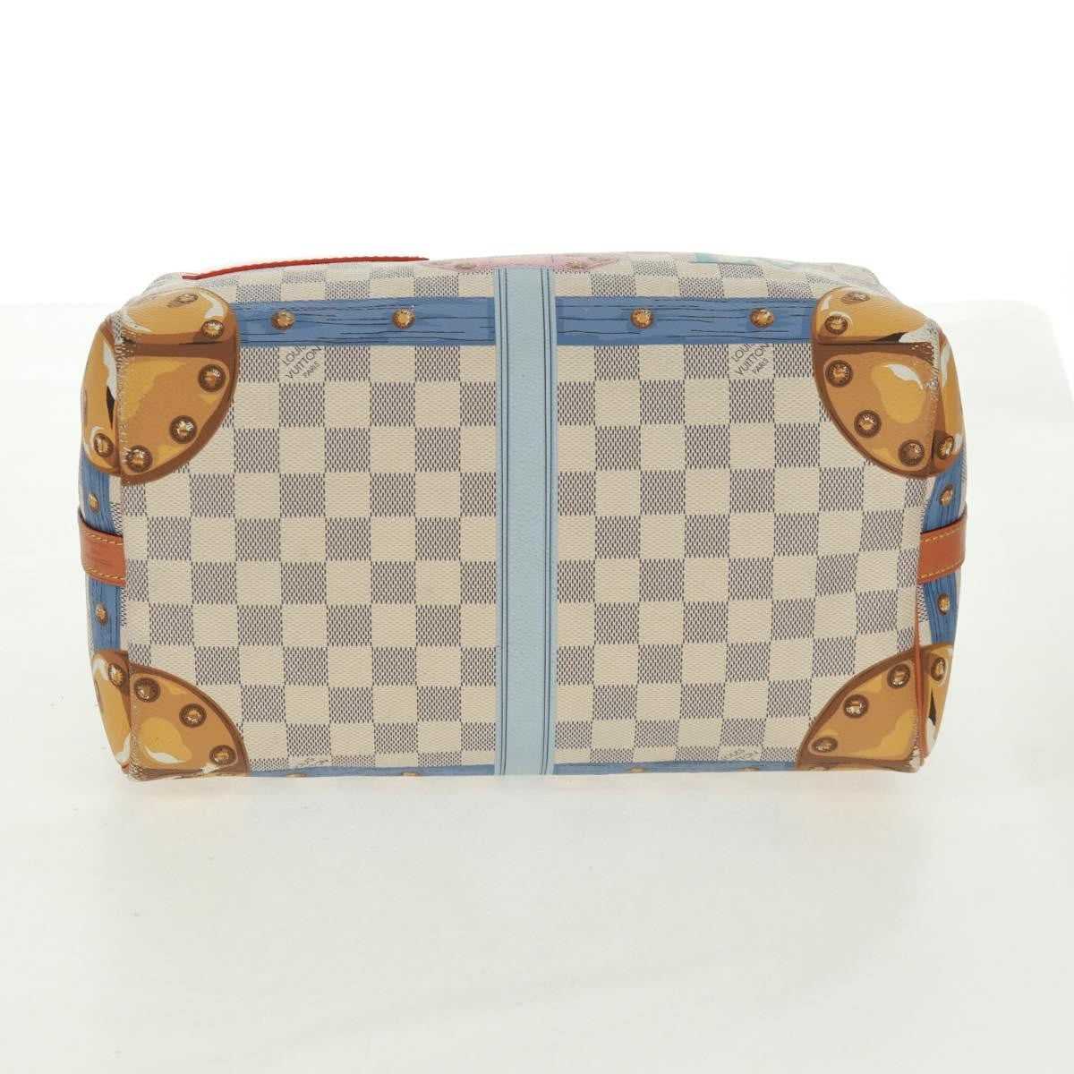 Louis Vuitton Speedy Bandouliere Bag Limited Edition Summer Trunks Monogram Canvas Multicolour Canvas Handbag (Pre-Owned)