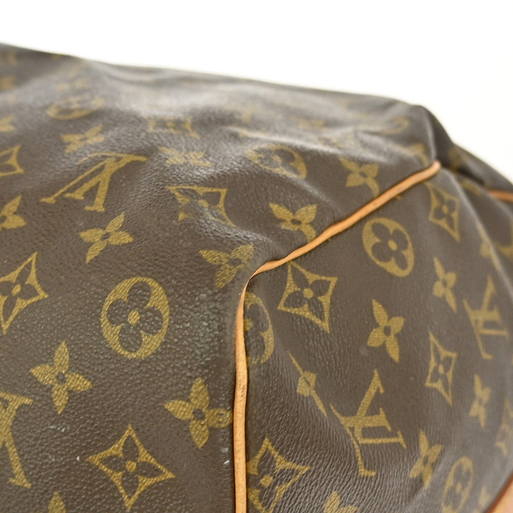 Louis Vuitton Keepall Bag Monogram Canvas Brown Canvas Travel Bag Bag (Pre-Owned)