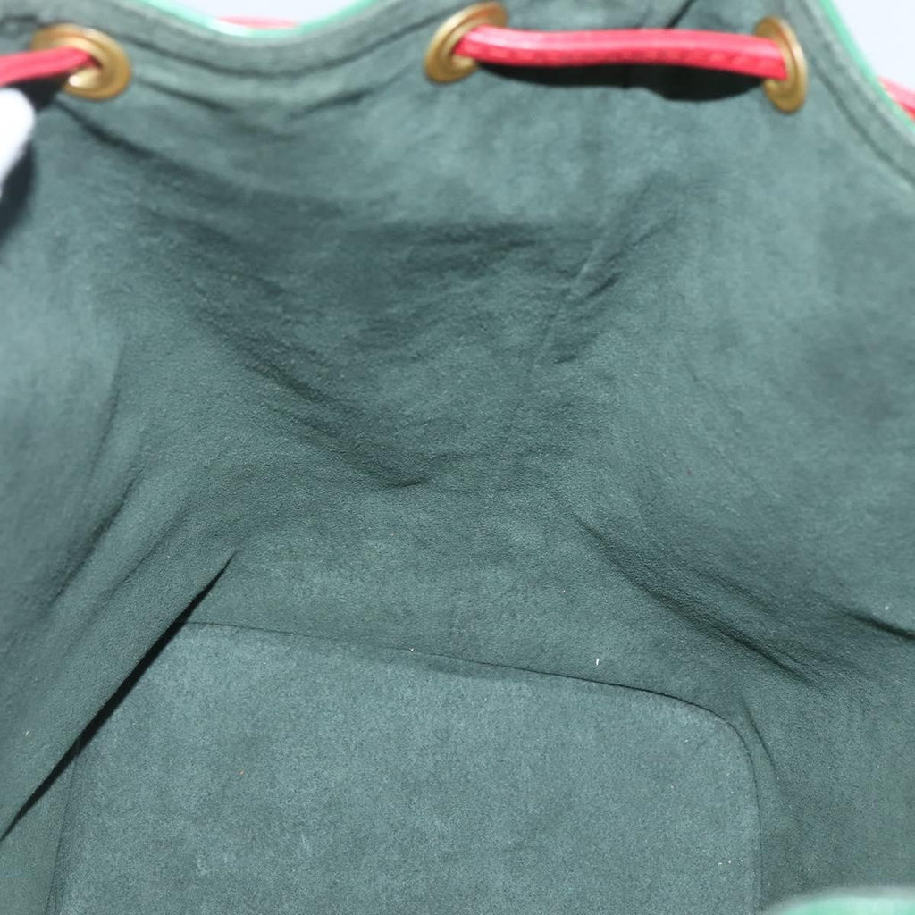 Louis Vuitton Bicolor Petit Noe Handbag Epi Leather Green Leather Shoulder Bag Bag (Pre-Owned)