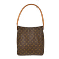 Louis Vuitton Monogram Looping Handbag Monogram Canvas Brown Canvas Shoulder Bag Bag (Pre-Owned)