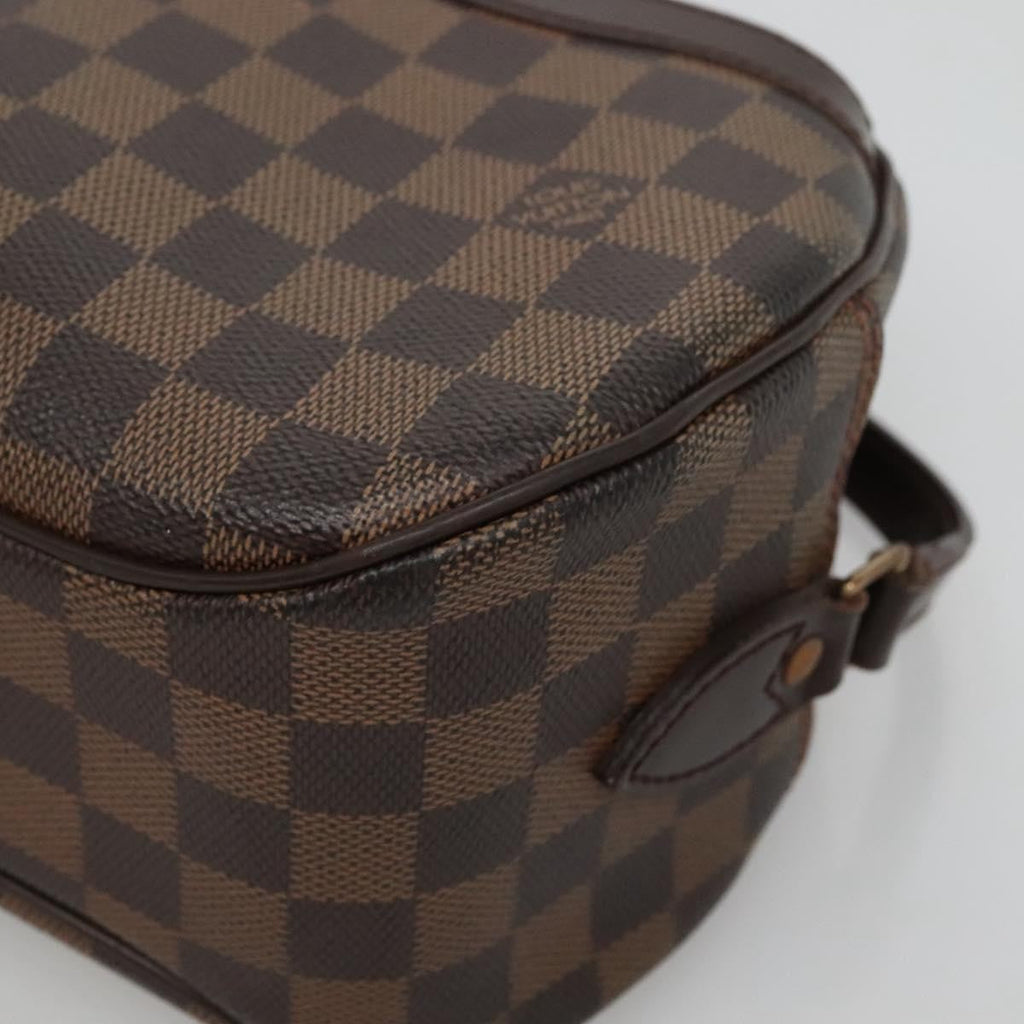 Louis Vuitton Blois Handbag Monogram Canvas Brown Canvas Shoulder Bag Bag (Pre-Owned)