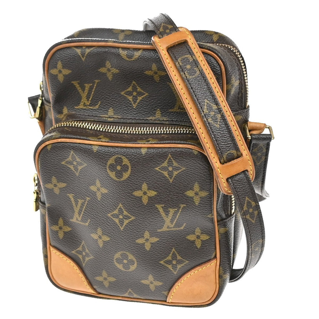Louis Vuitton Amazone Bag Monogram Canvas Brown Canvas Shoulder Bag Bag (Pre-Owned)