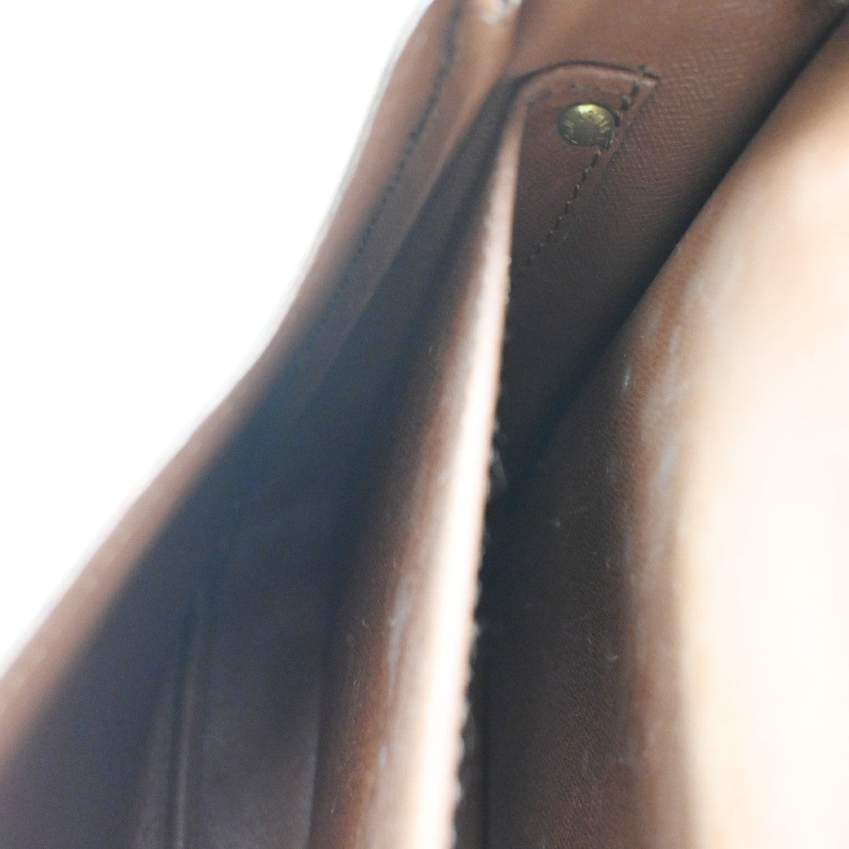 Louis Vuitton Cartouchiere Handbag Monogram Canvas Brown Canvas Shoulder Bag Bag (Pre-Owned)