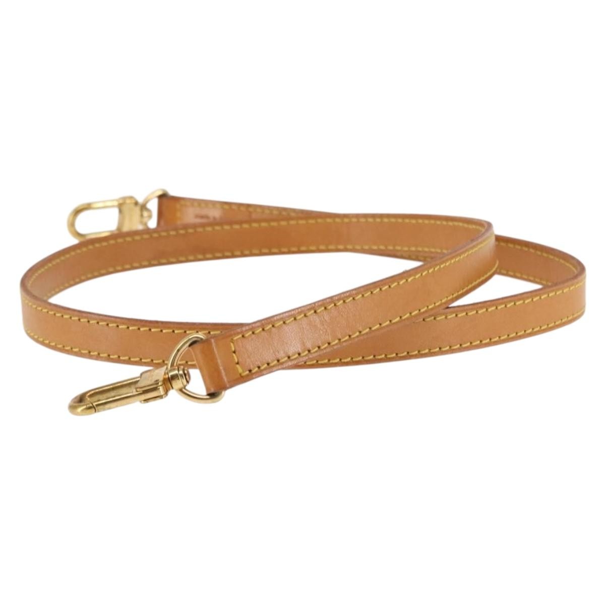 Louis Vuitton Bandouliere Leather Beige Leather Straps Accessory (Pre-Owned)