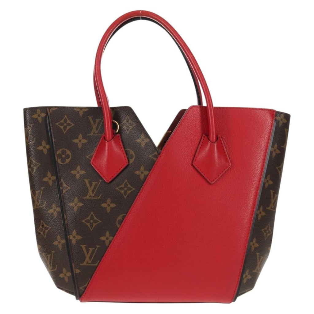Louis Vuitton Kimono Handbag Monogram Canvas And Leather Red Canvas Handbag (Pre-Owned)