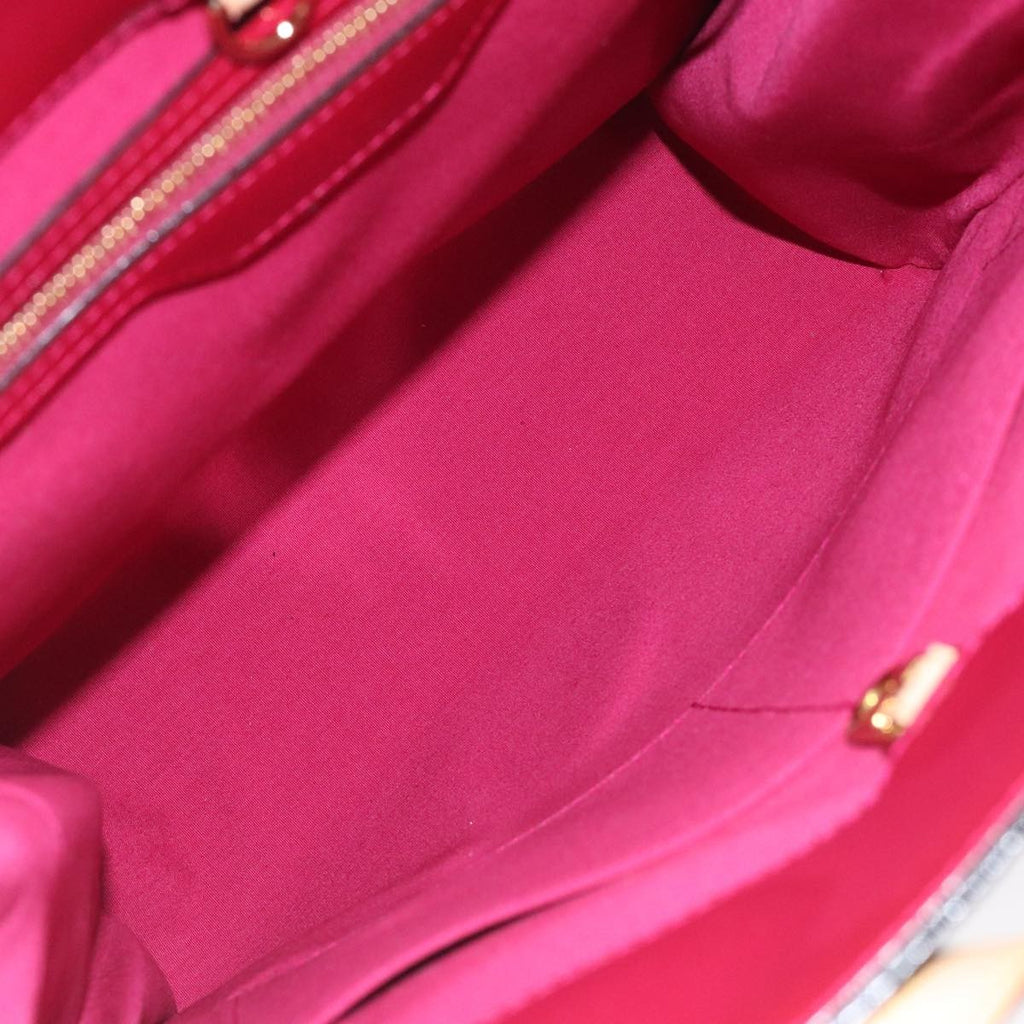 Louis Vuitton Catalina Handbag Monogram Vernis Pink Patent_Leather Bag (Pre-Owned)