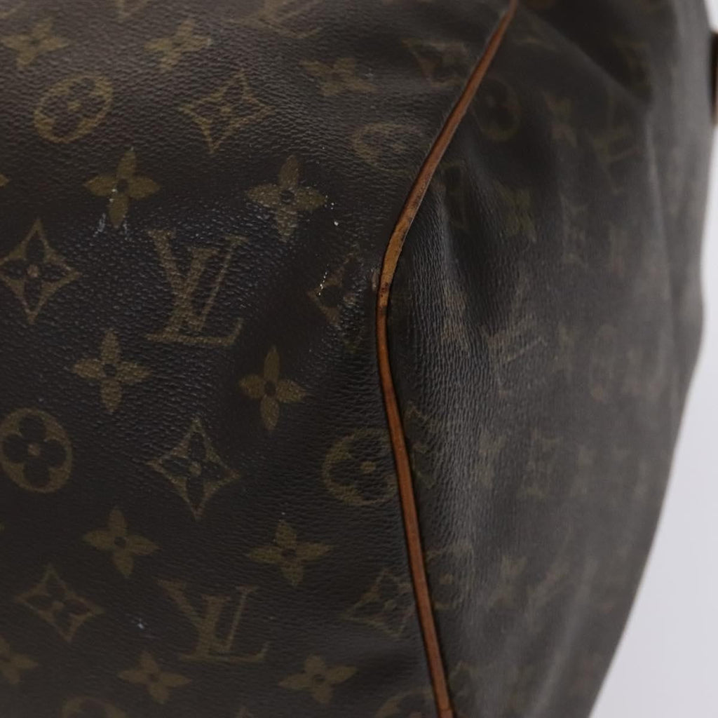 Louis Vuitton Keepall Bag Monogram Canvas Brown Canvas Bag (Pre-Owned)
