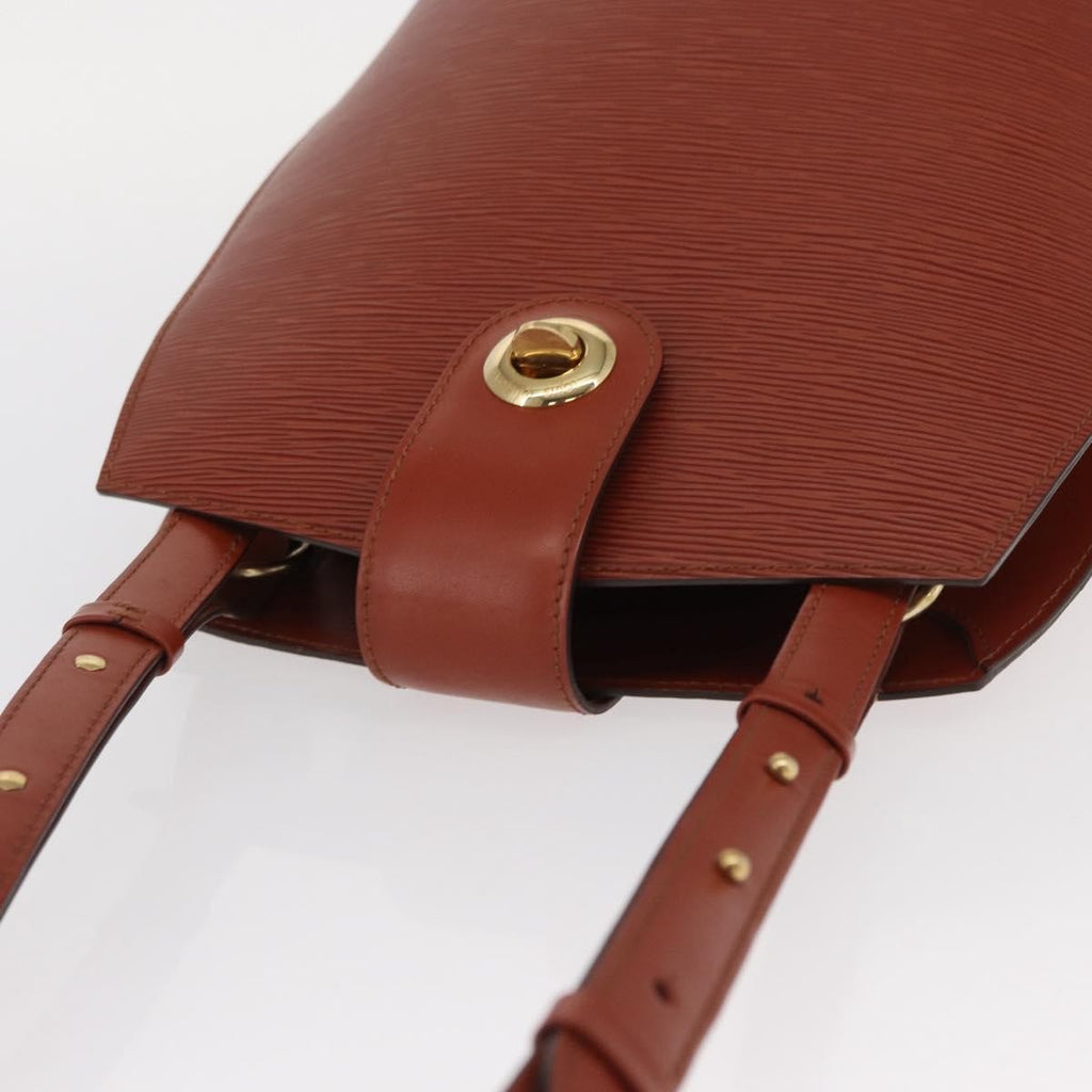 Louis Vuitton Cluny Shoulder Bag Epi Leather Brown Leather Shoulder Bag Bag (Pre-Owned)