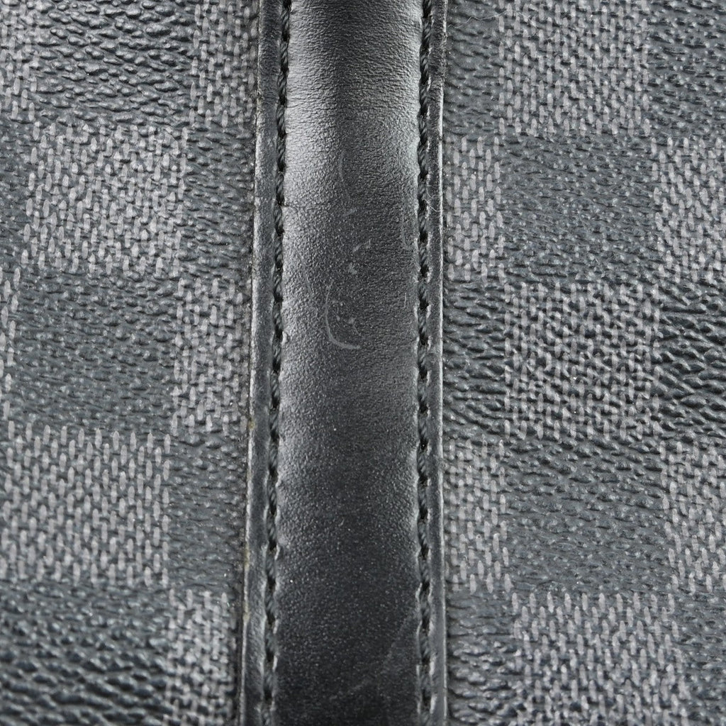 Louis Vuitton Tadao Handbag Damier Graphite Black Canvas Tote Bag Bag (Pre-Owned)