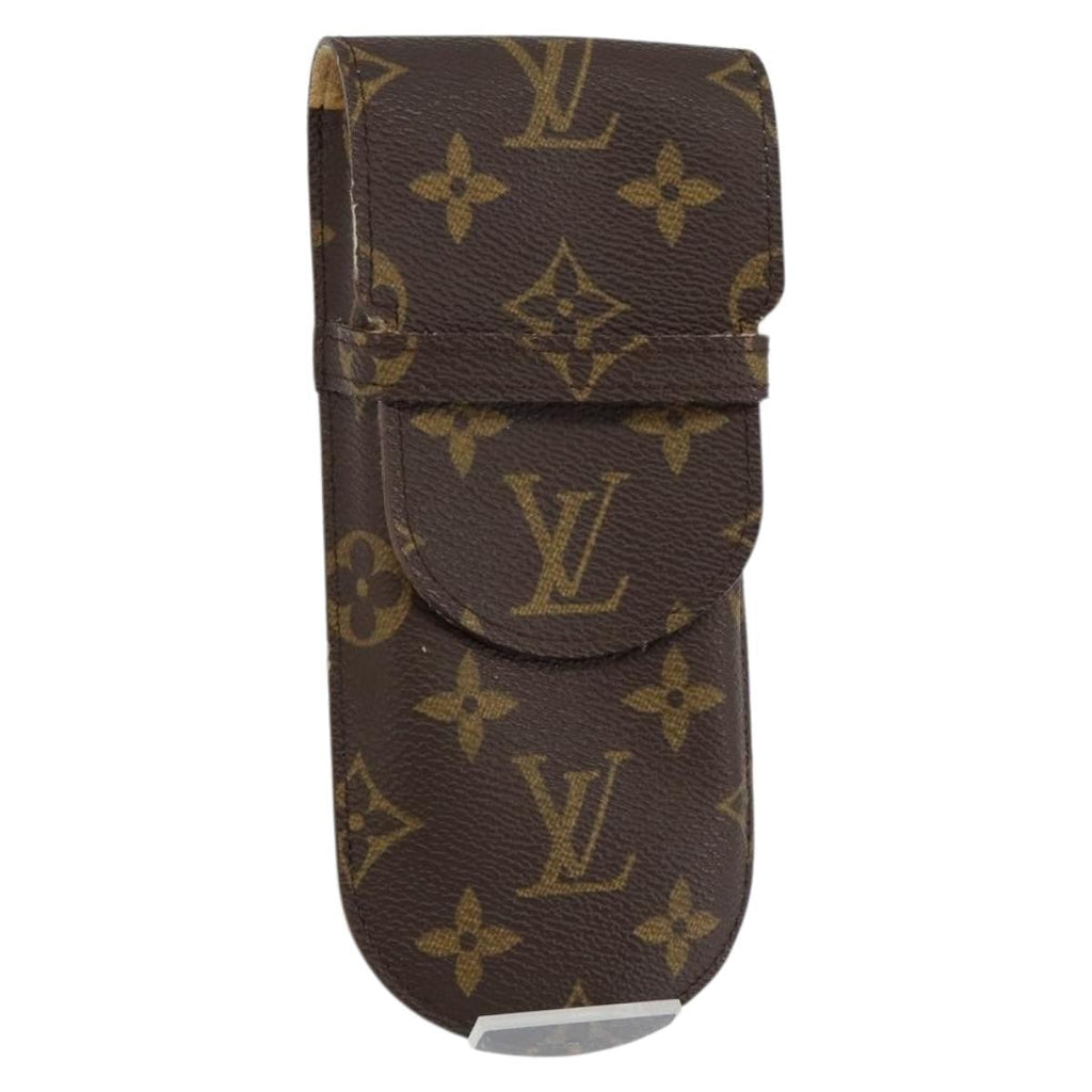 Louis Vuitton Etui À Lunette Canvas Brown Canvas Card Holders Accessory (Pre-Owned)