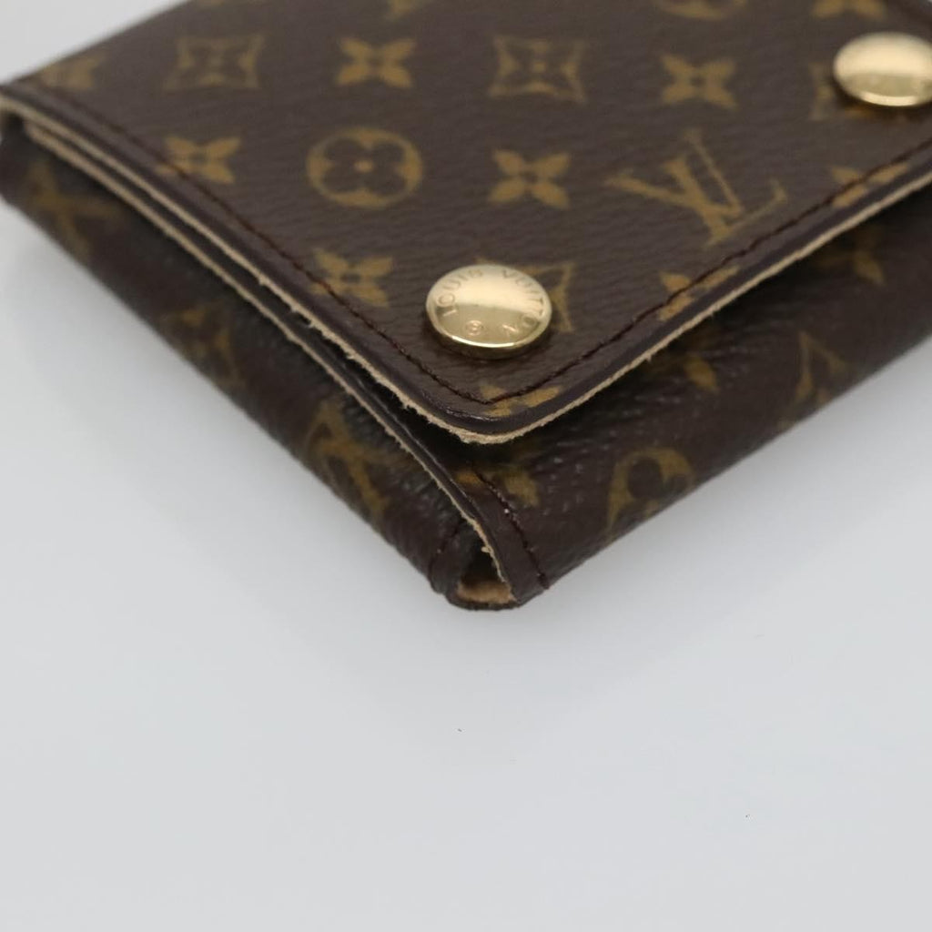 Louis Vuitton Case Jewelry Box Canvas Brown Canvas Wallets Accessory (Pre-Owned)