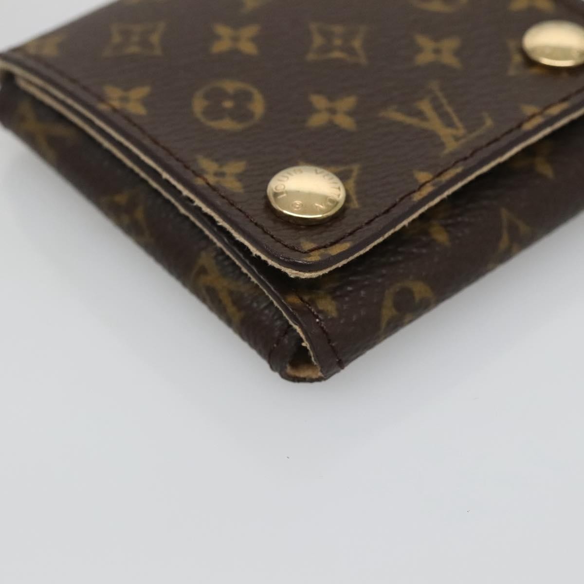 Louis Vuitton Case Jewelry Box Canvas Brown Canvas Wallets Accessory (Pre-Owned)