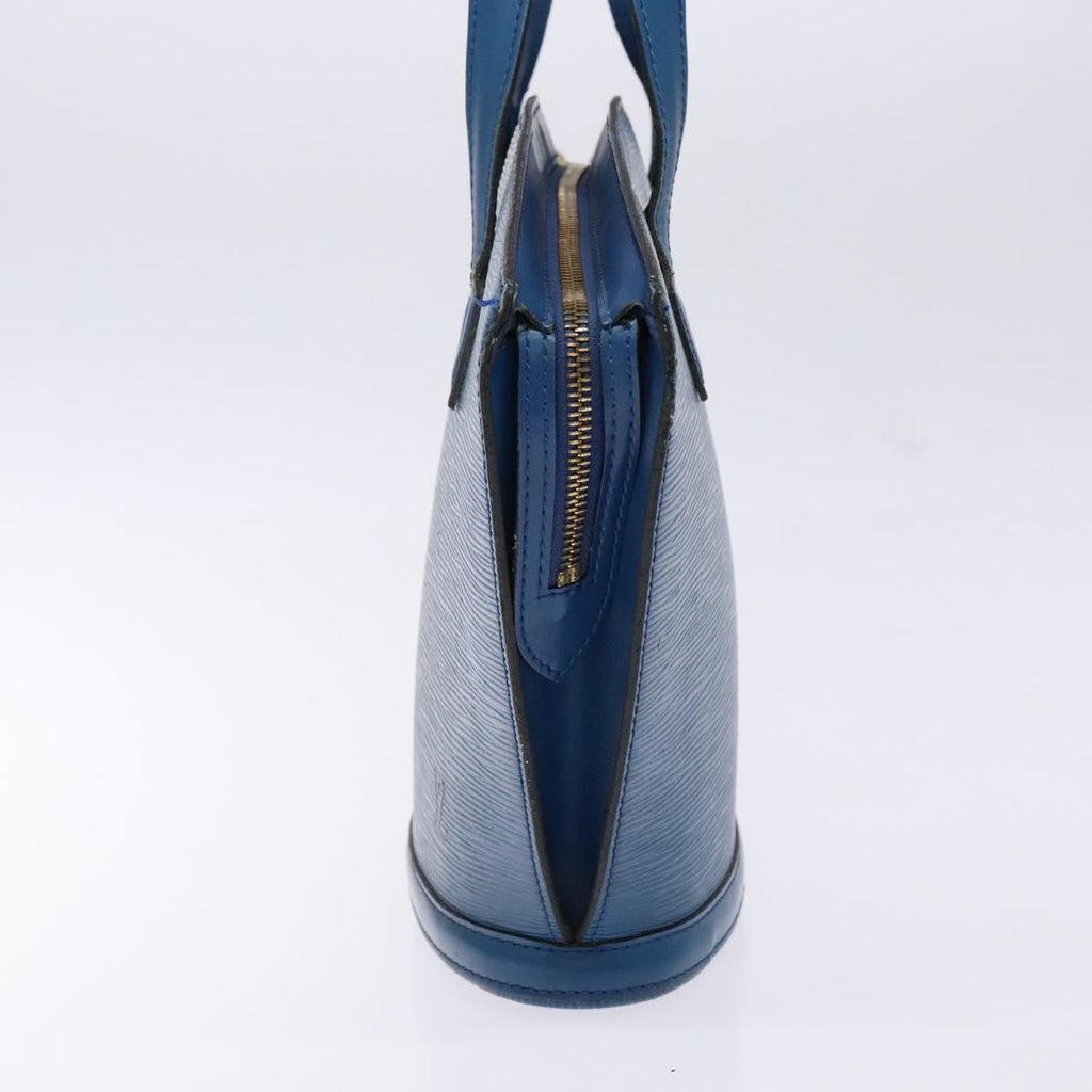Louis Vuitton Saint Jacques Handbag Epi Leather Blue Leather Shoulder Bag Bag (Pre-Owned)