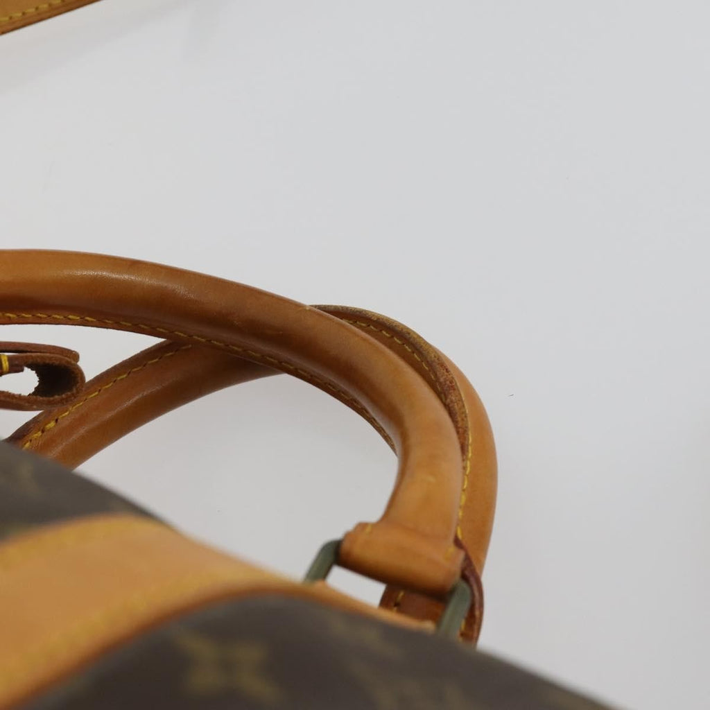 Louis Vuitton Keepall Bandouliere Bag Monogram Canvas Brown Canvas Travel Bag Bag (Pre-Owned)