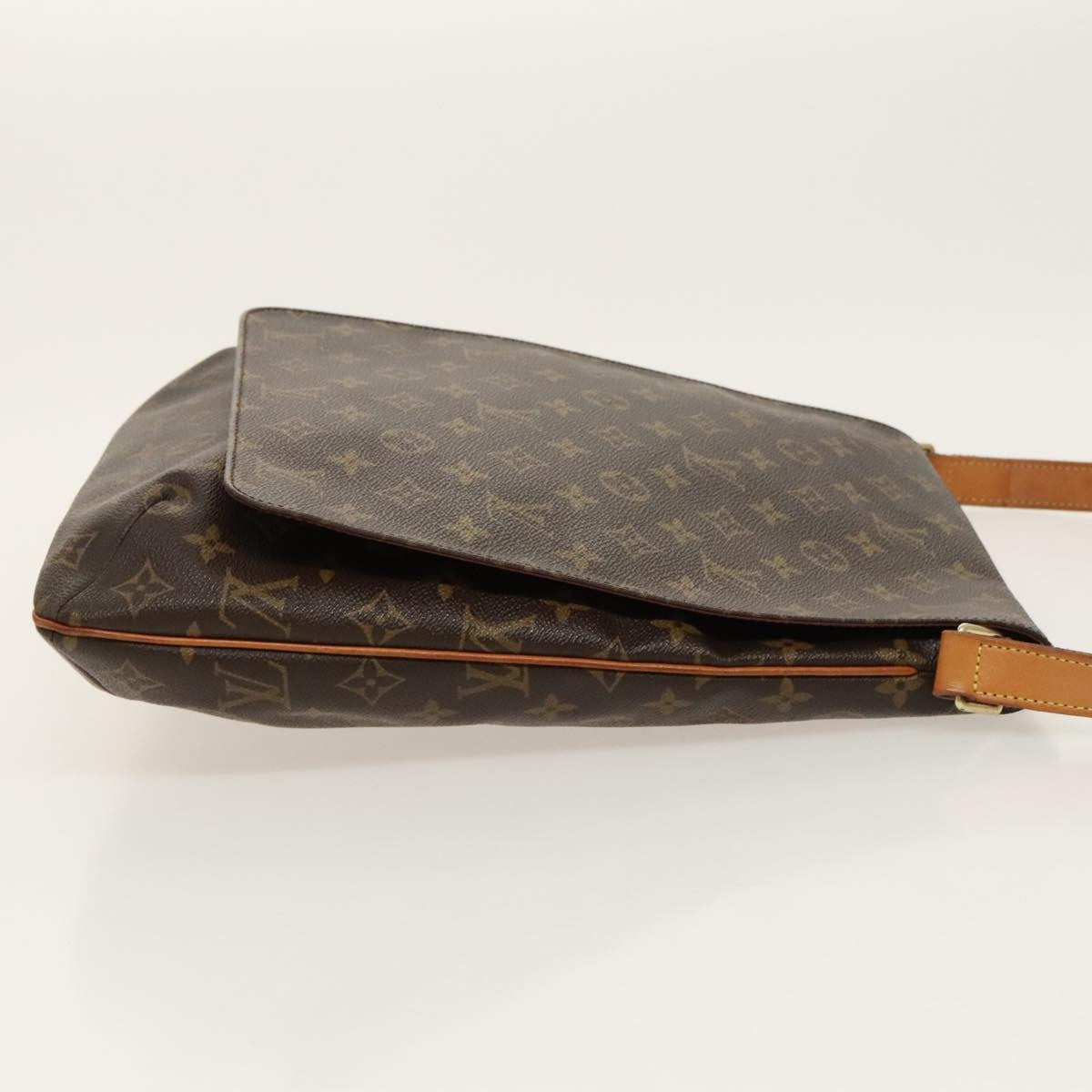 Louis Vuitton Musette Handbag Monogram Canvas Brown Canvas Bag (Pre-Owned)