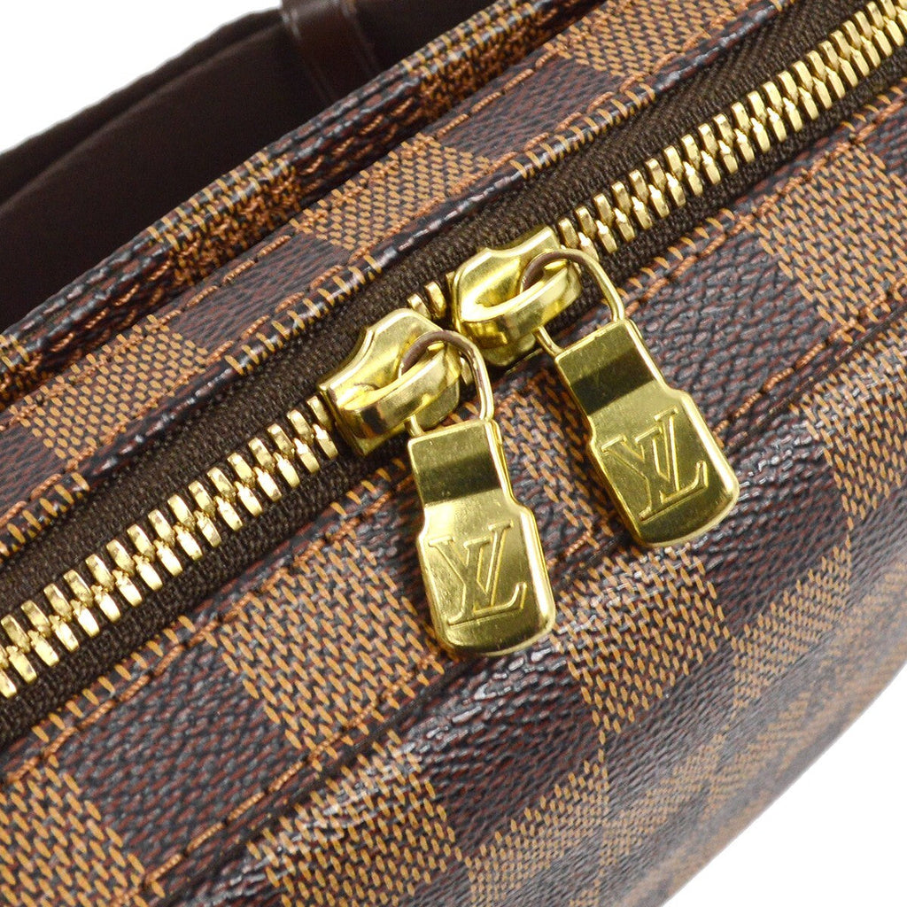 Louis Vuitton Geronimos Waist Bag Damier Brown Canvas Shoulder Bag Bag (Pre-Owned)