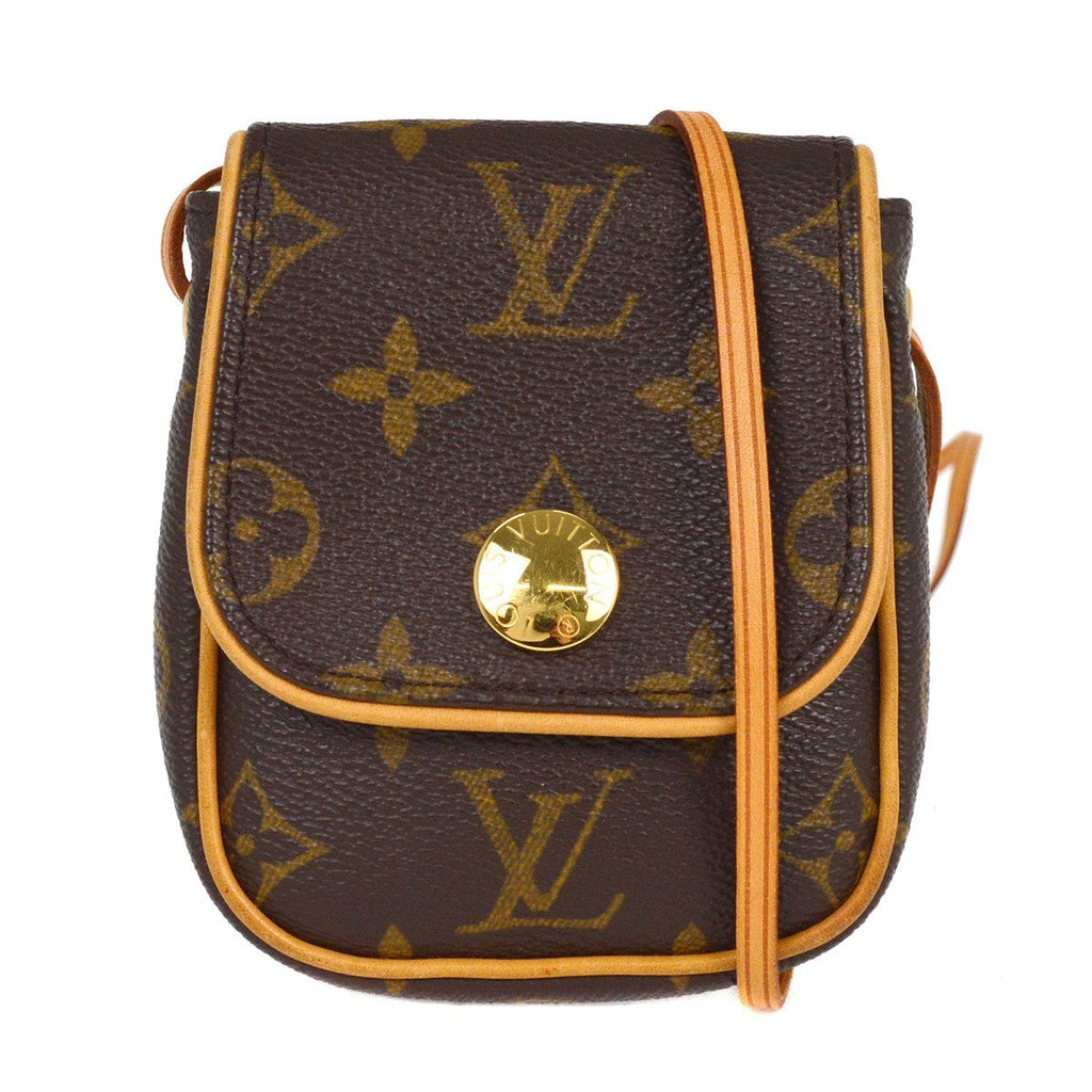 Louis Vuitton Cancun Pochette Monogram Canvas Brown Canvas Clutche & Pouche Bag (Pre-Owned)