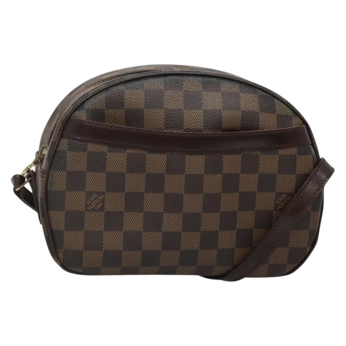 Louis Vuitton Blois Handbag Monogram Canvas Brown Canvas Shoulder Bag Bag (Pre-Owned)