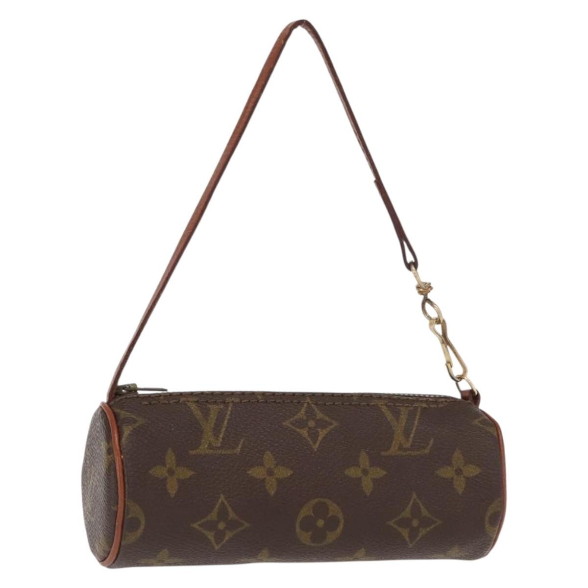 Louis Vuitton Papillon Pochette Monogram Canvas Brown Canvas Clutche & Pouche Bag (Pre-Owned)
