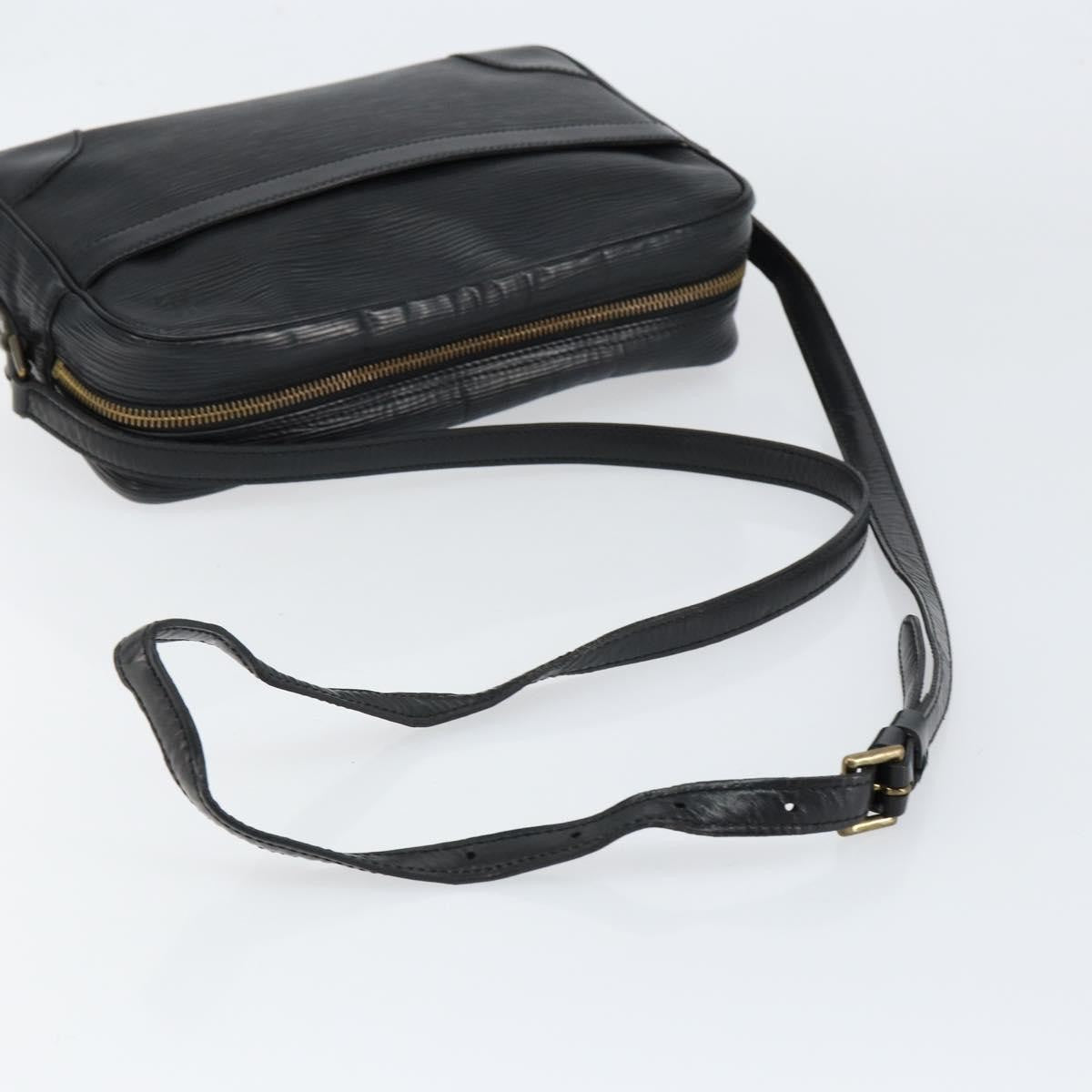 Louis Vuitton Trocadero Handbag Epi Leather Black Leather Shoulder Bag Bag (Pre-Owned)