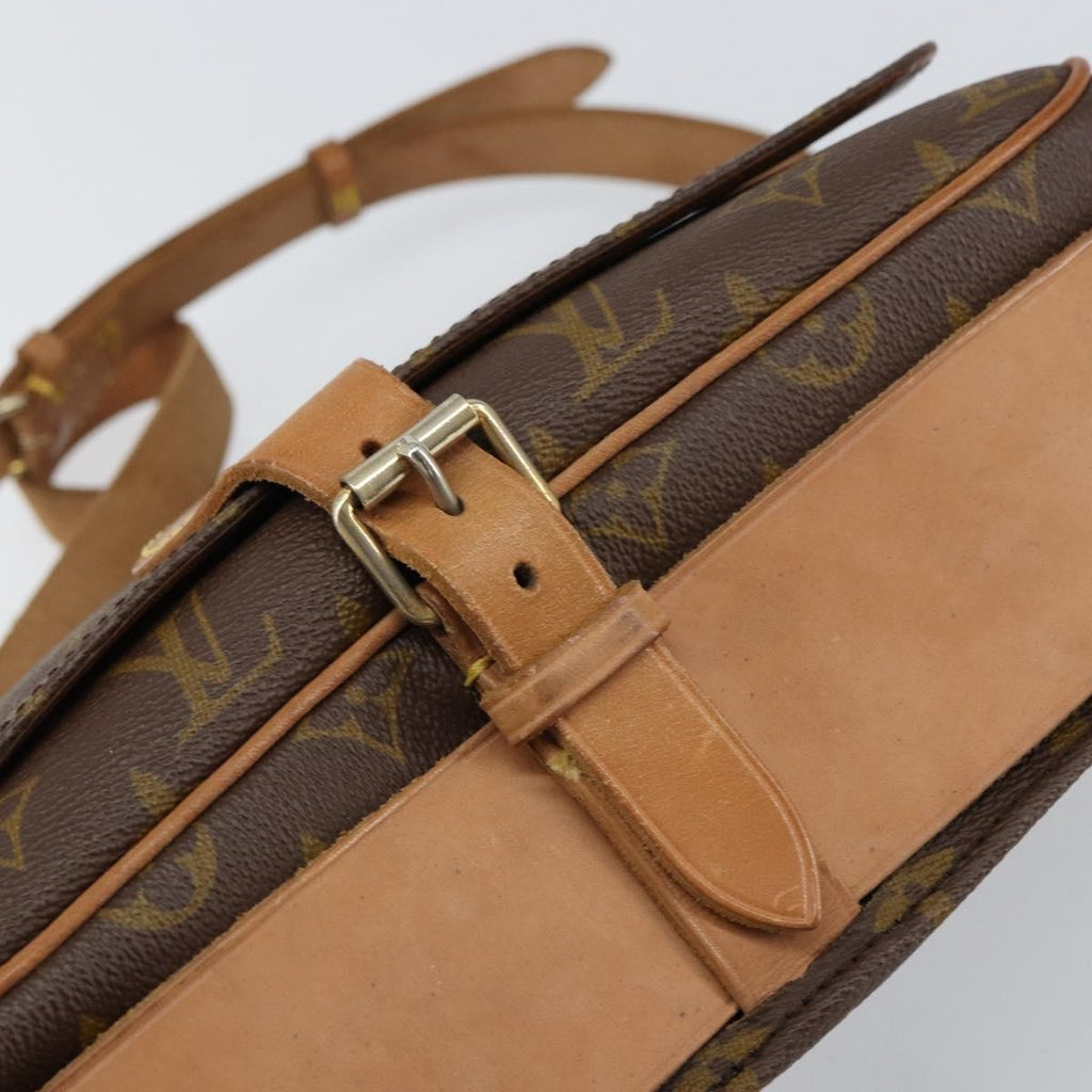 Louis Vuitton Cartouchiere Handbag Monogram Canvas Brown Canvas Shoulder Bag Bag (Pre-Owned)