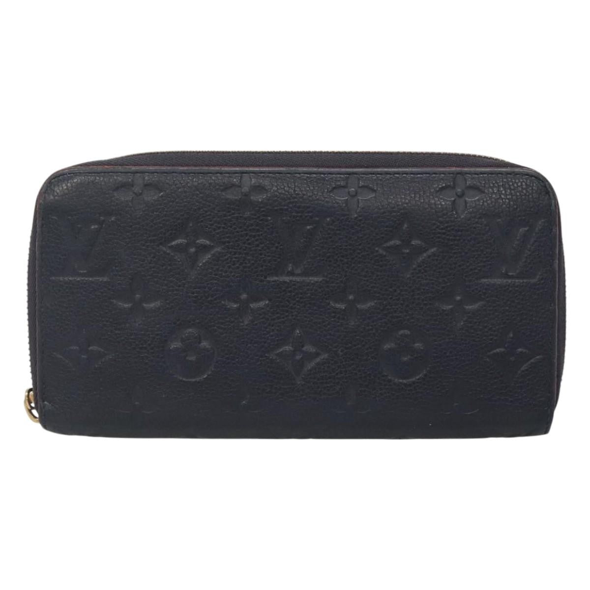 Louis Vuitton Portefeuille Zippy Monogramme Empreinte Monogramme Empreinte Navy Leather Wallets Accessory (Pre-Owned)